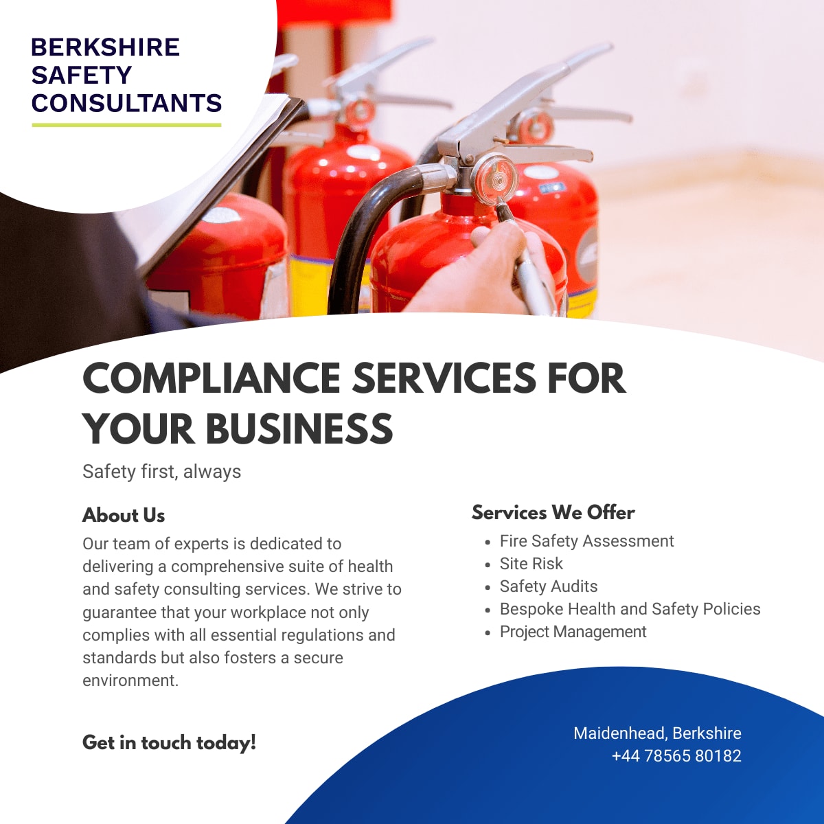 Berkshire Safety Consultants London 07856 580182