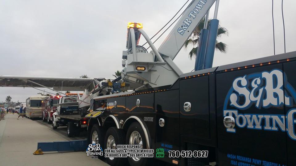 Our fleet of trucks and highly trained operators are ready to go 24/7 give us a call and let us put your mind at ease. S & R Towing Inc - 3568 CA-78, Julian, CA 92036 - Call us at 760-547-1719