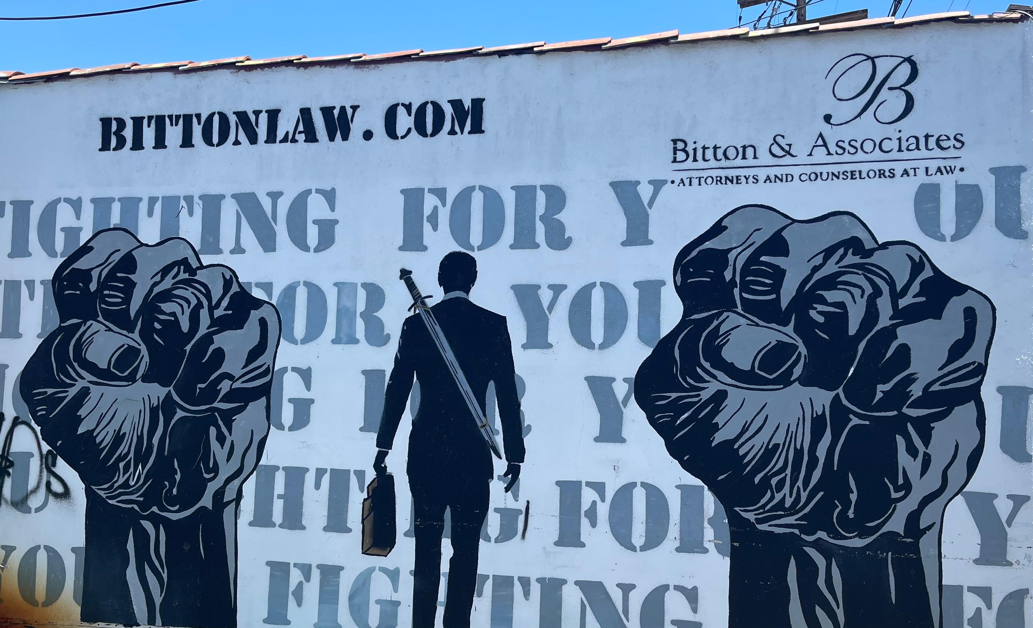 Bitton & Associates Attorneys At Law- mural