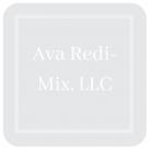 Ava Redi-Mix, LLC Logo
