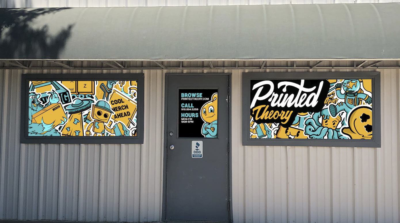 Our new window wraps are complete. Swing by and check out our new shop for yourself.