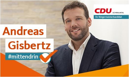 Andreas Gisbertz 2020 Ihr Bürgermeister CDU Schwalmtal, Fichtenstrasse  24 in Schwalmtal
