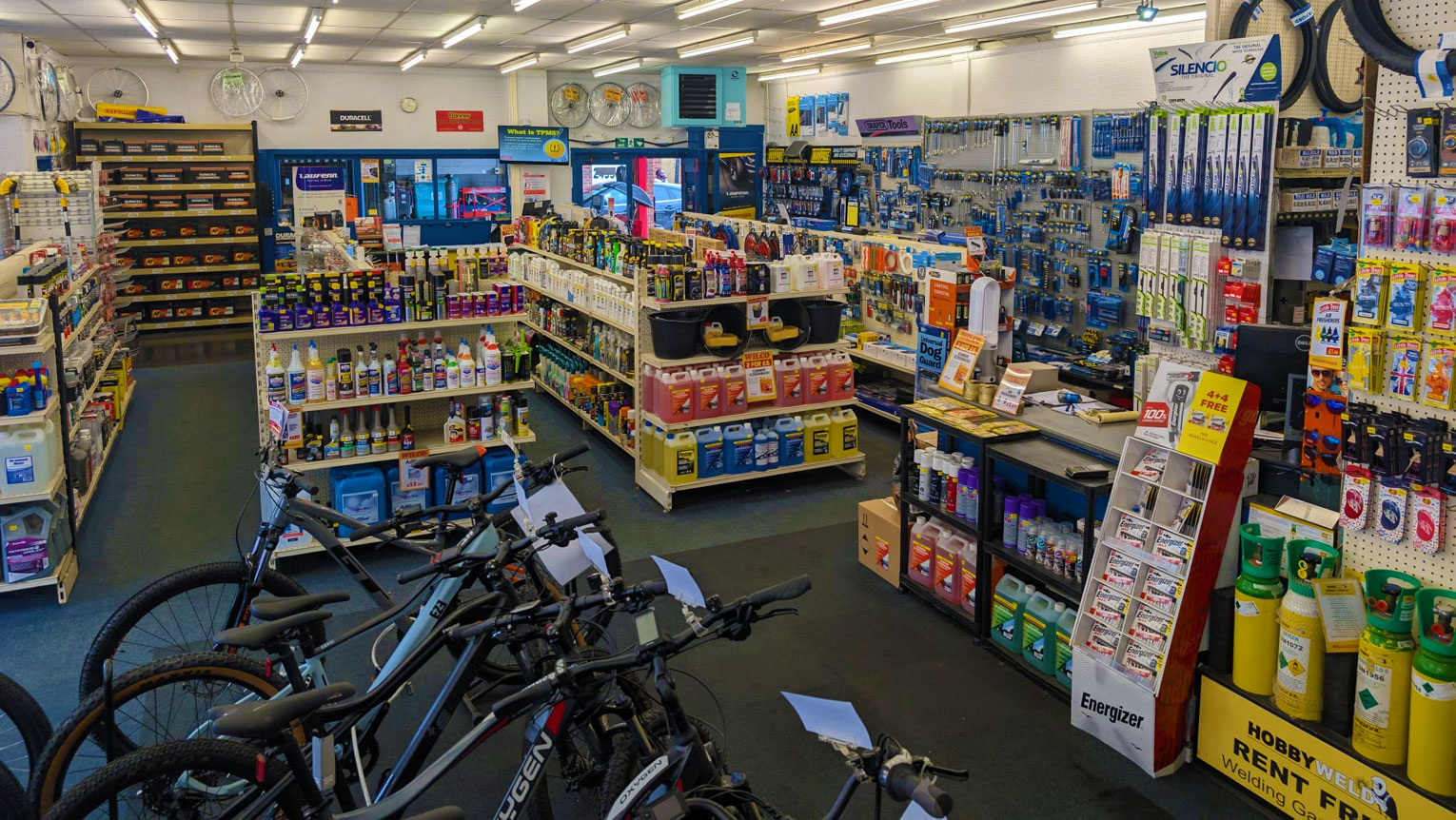 Inside Wilco Motosave, Roseville Road