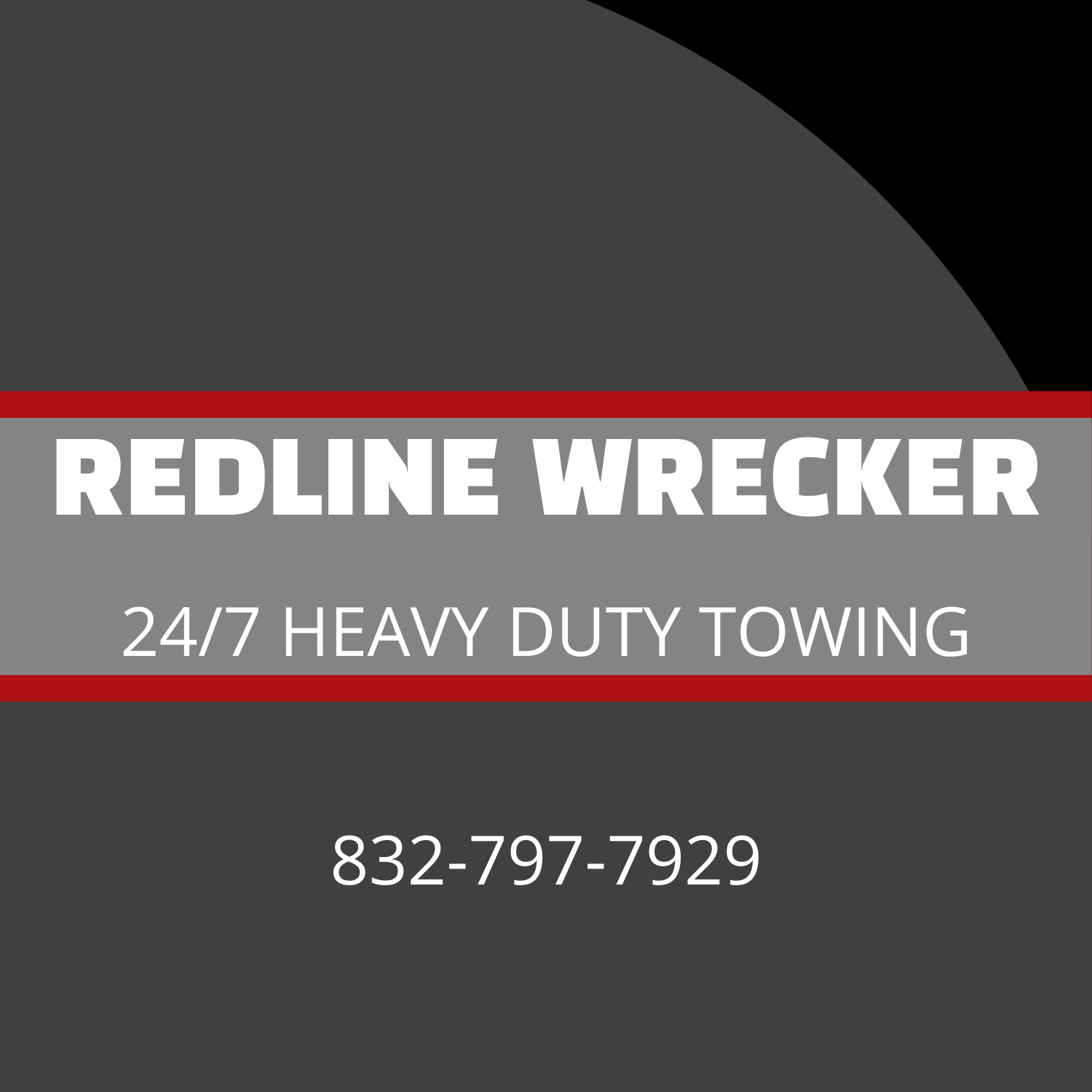 Redline Wrecker Service - Heavy Duty Towing Logo