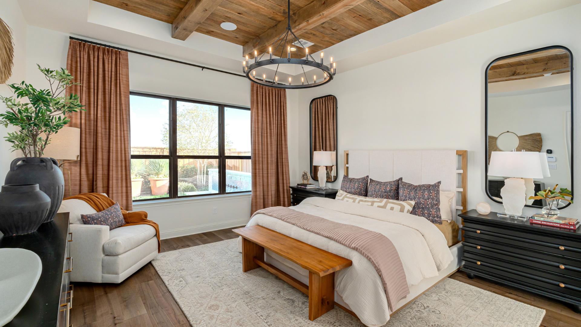 Luxurious primary bedroom suites