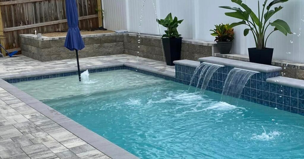 How about a Baja shelf for your Florida pool
