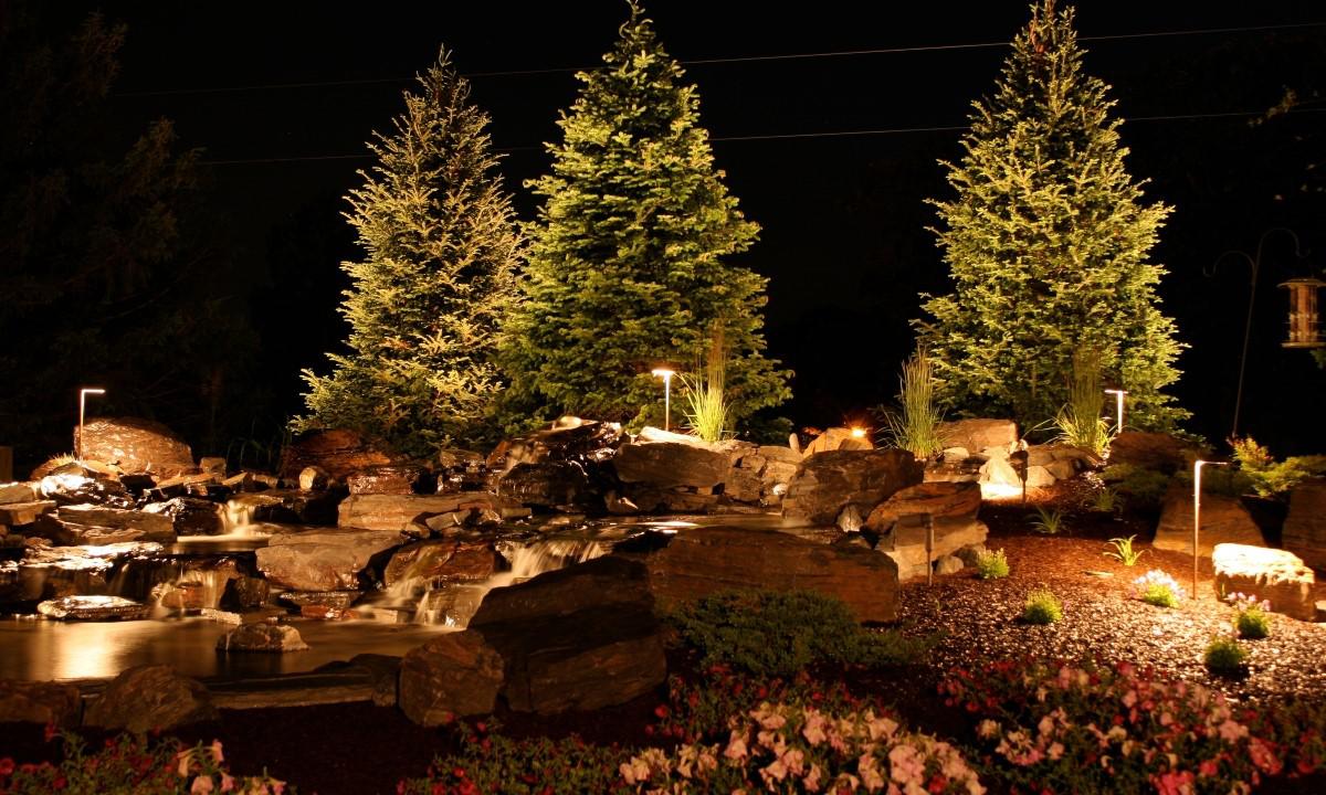 Exterior lighting will allow you to enjoy your custom landscaping at all hours of the day and night. A well-designed layout will also provide added safety and security by illuminating the darker areas around your property. Contact us today.