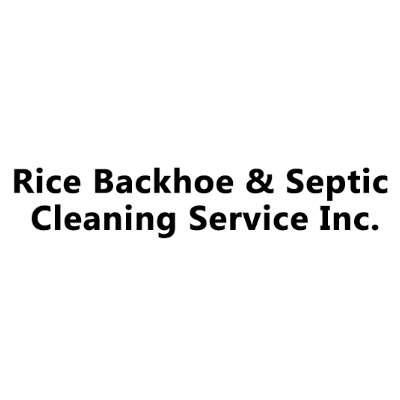 Rice Backhoe &amp; Septic Cleaning Service Inc. Logo