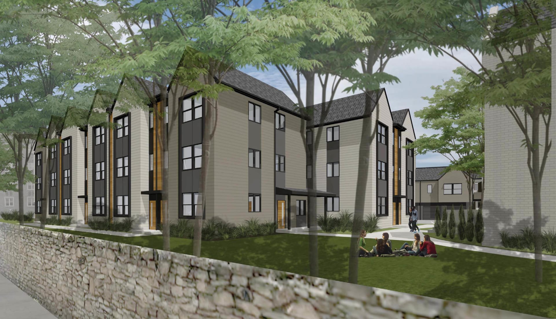 Primary View of Building Rendering Reserve Overlook Cleveland Heights (216)284-7989