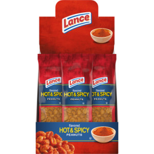 Lance Peanuts, Hot and Spicy, 1.37 Oz Individual Packs, 12 Count featured image
