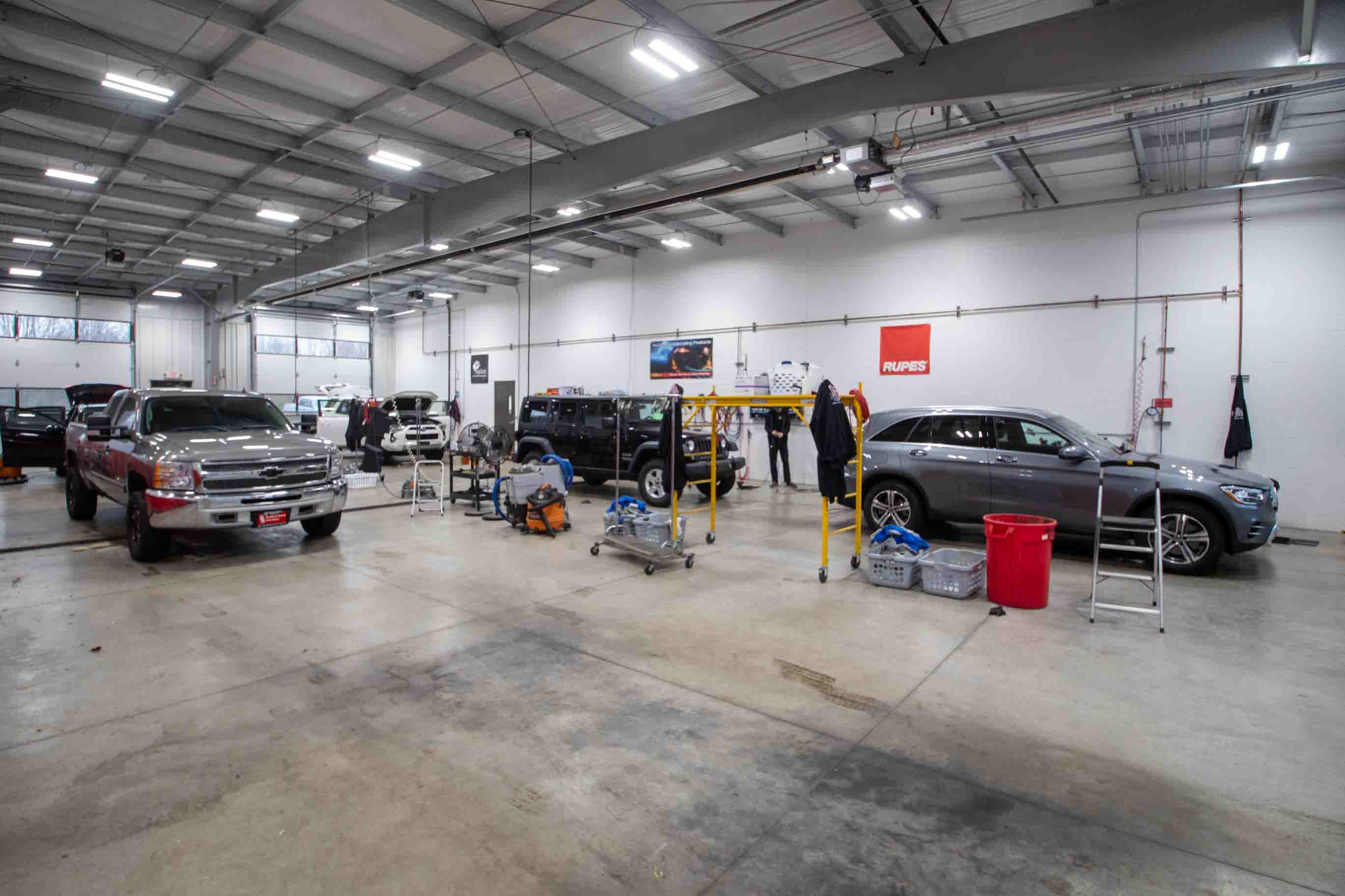 Founded in 2012, we have expanded to three locations — including our newest facility in Medina, where you can bring in your car or truck and we will revitalize your ride inside and out.