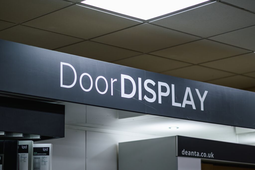 Image of door display sign