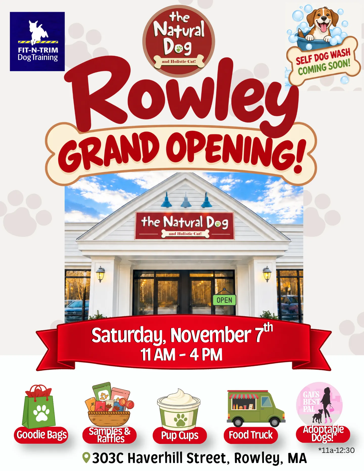 Image of Local Pet Event TND Rowley Grand Opening! Nearby