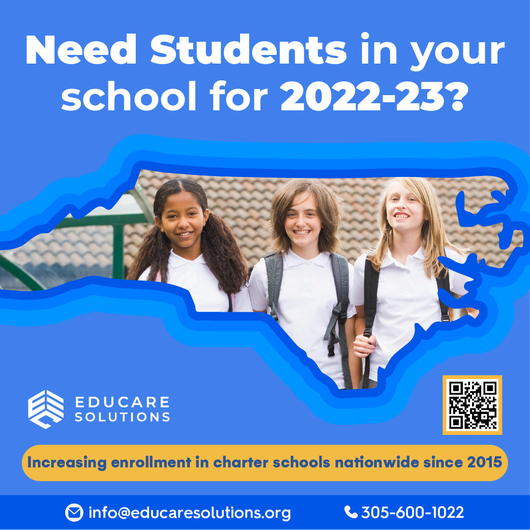 We do marketing for Schools in North Carolina and they are all full with Waitlist. Is yours? We can do 5 more. Made and Built for Charter Schools and the Century for choice.