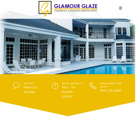 Call Glamour Glaze today and ask us about our commercial tinting service.