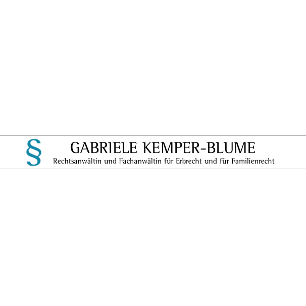 Logo Rechtsanwältin Gabriele Kemper-Blume