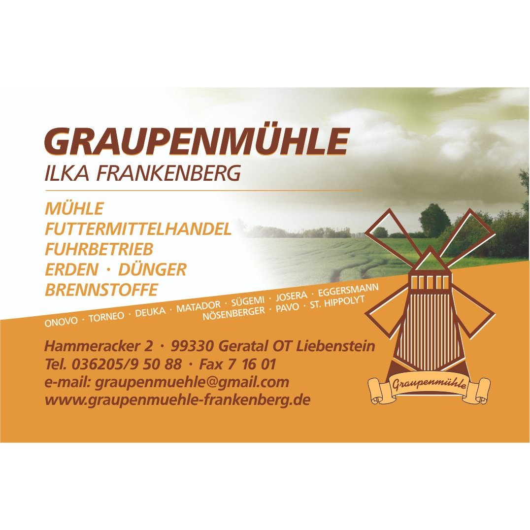 Graupenmühle Ilka Frankenberg in Geratal