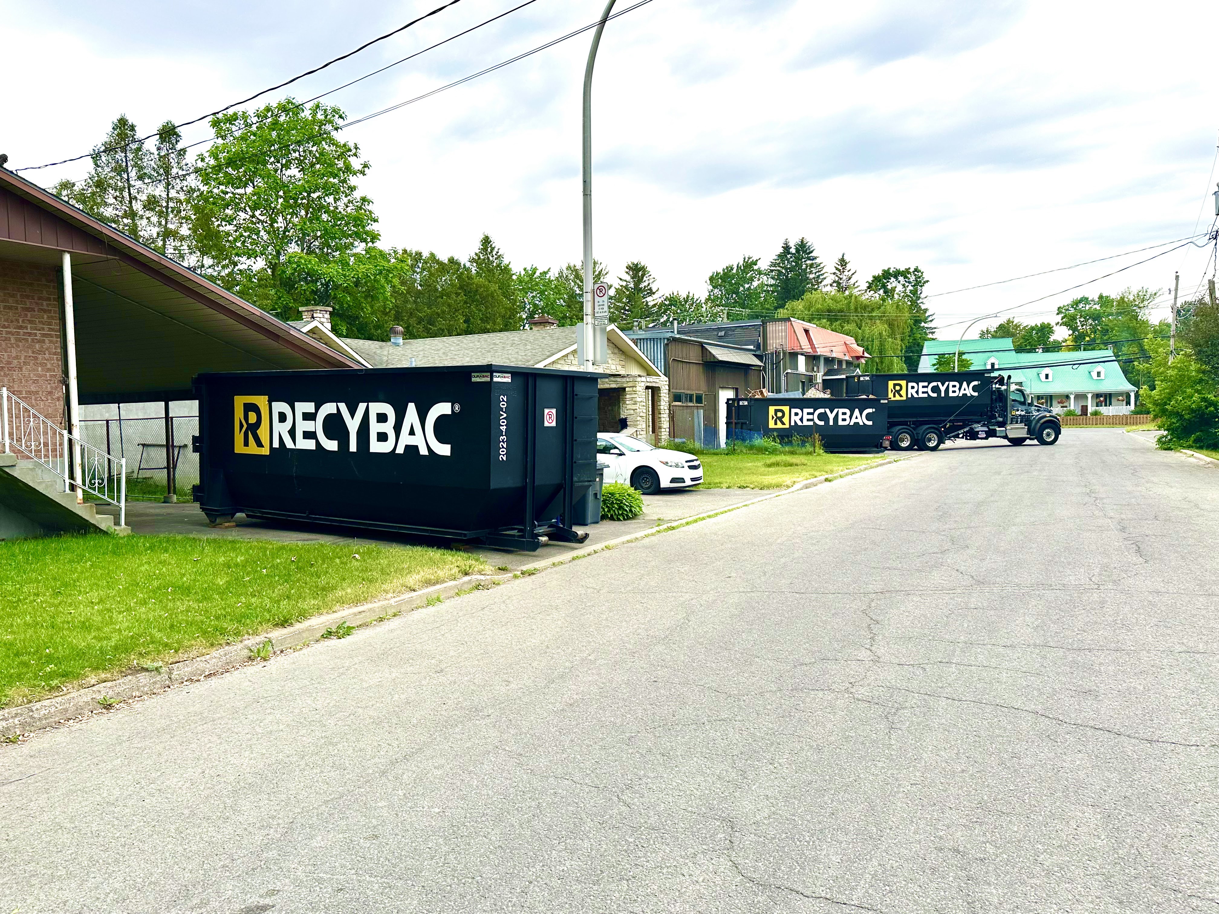 Images Location de conteneur RECYBAC Longueuil