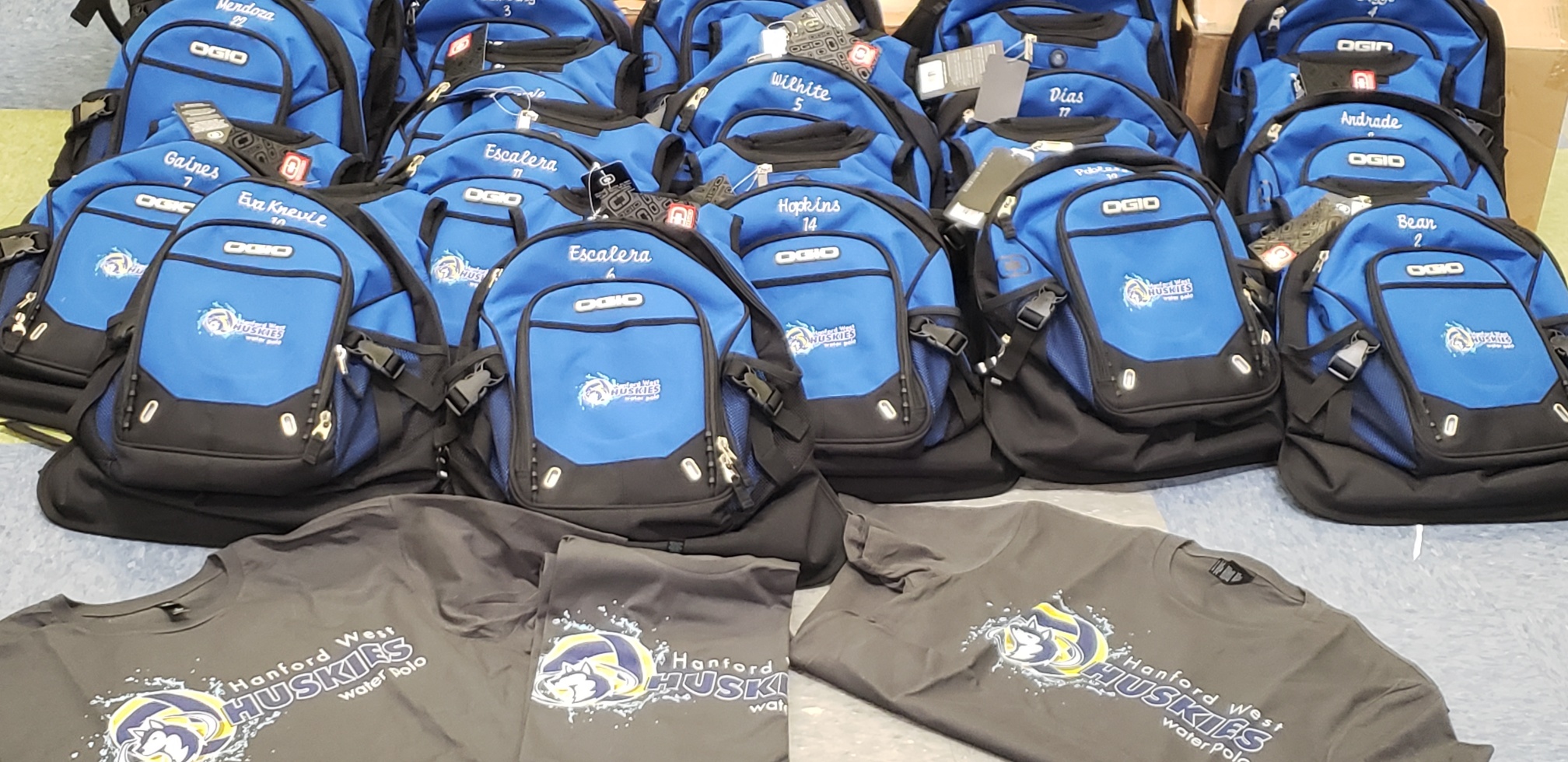 Team Back packs
