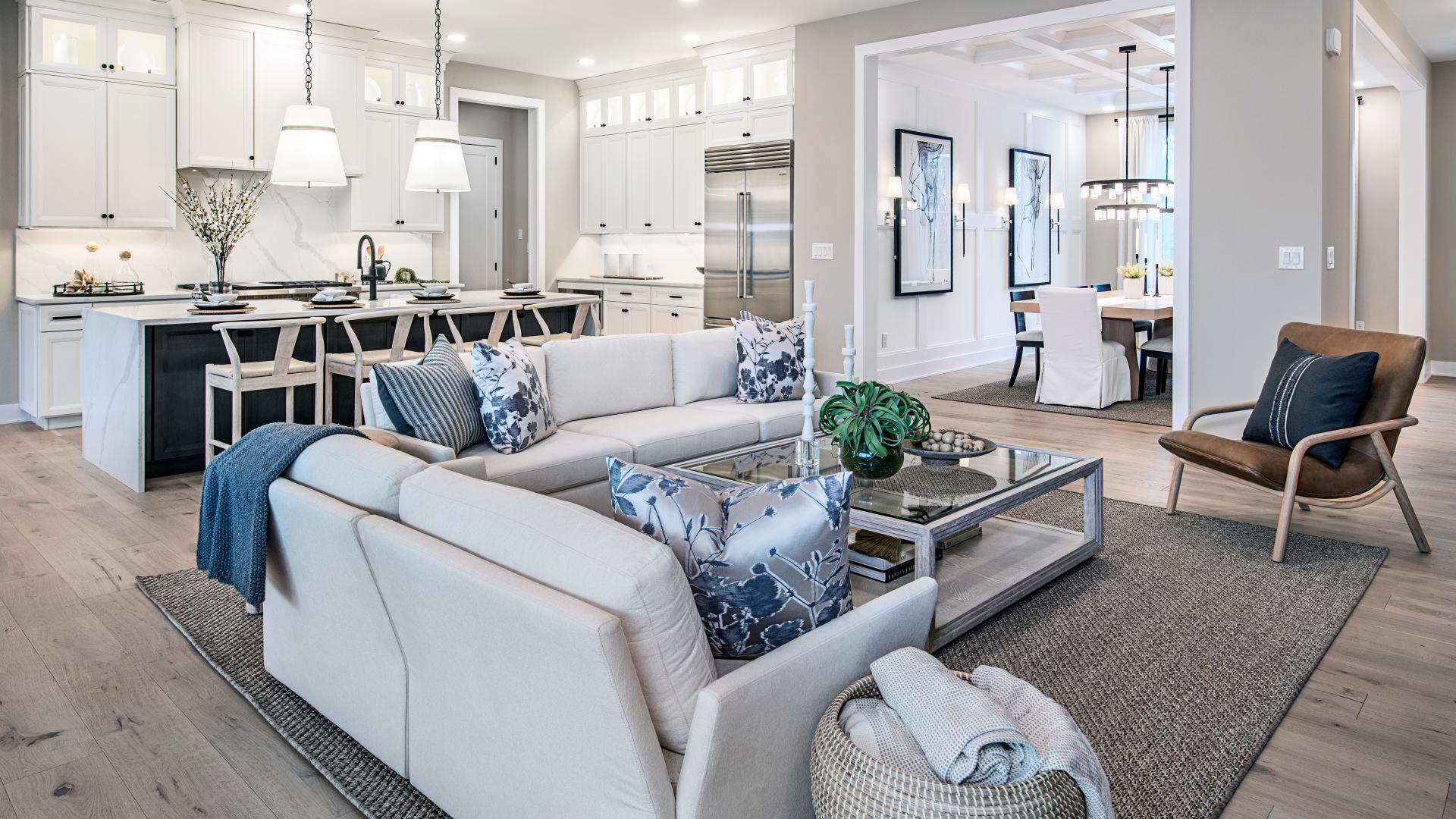 Keep your family close with this open concept living space