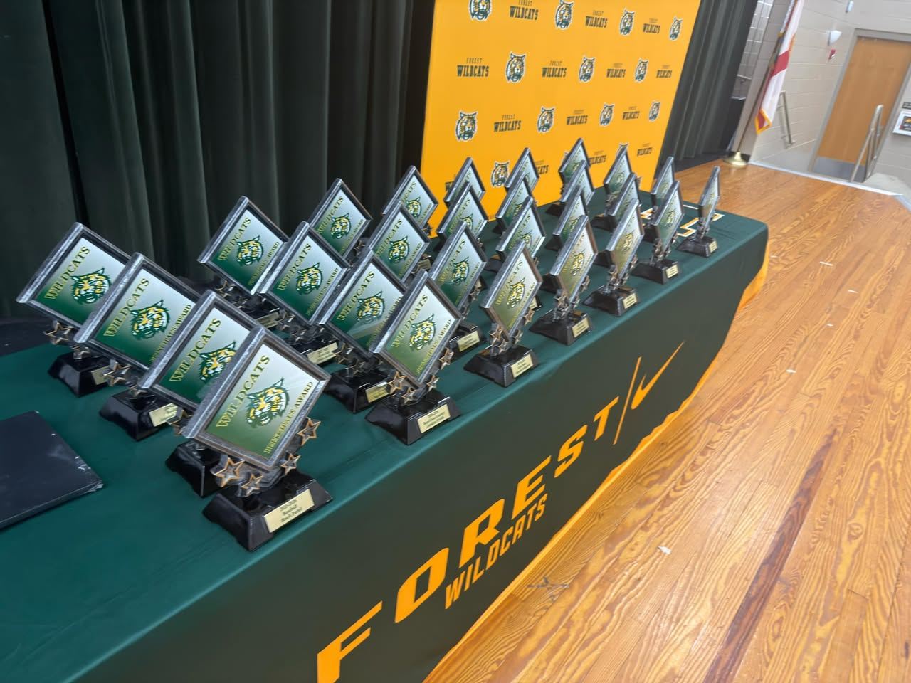 We participated in Forest High School's Principal's Award program, recognizing the academic accomplishments of student athletes. These students have balanced athletics with challenging coursework and demonstrated discipline, hard work and perseverance throughout the school year. Congratulations to all the award recipients!