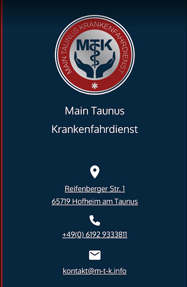 Bilder Main Taunus Krankenfahrdienst - Ihr Ambulanter Krankentransport in Hofheim