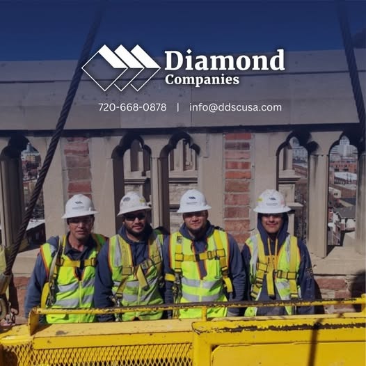 Our crews on a structural rehab project above downtown Denver. Trained, tenured, and safety-first on every job.