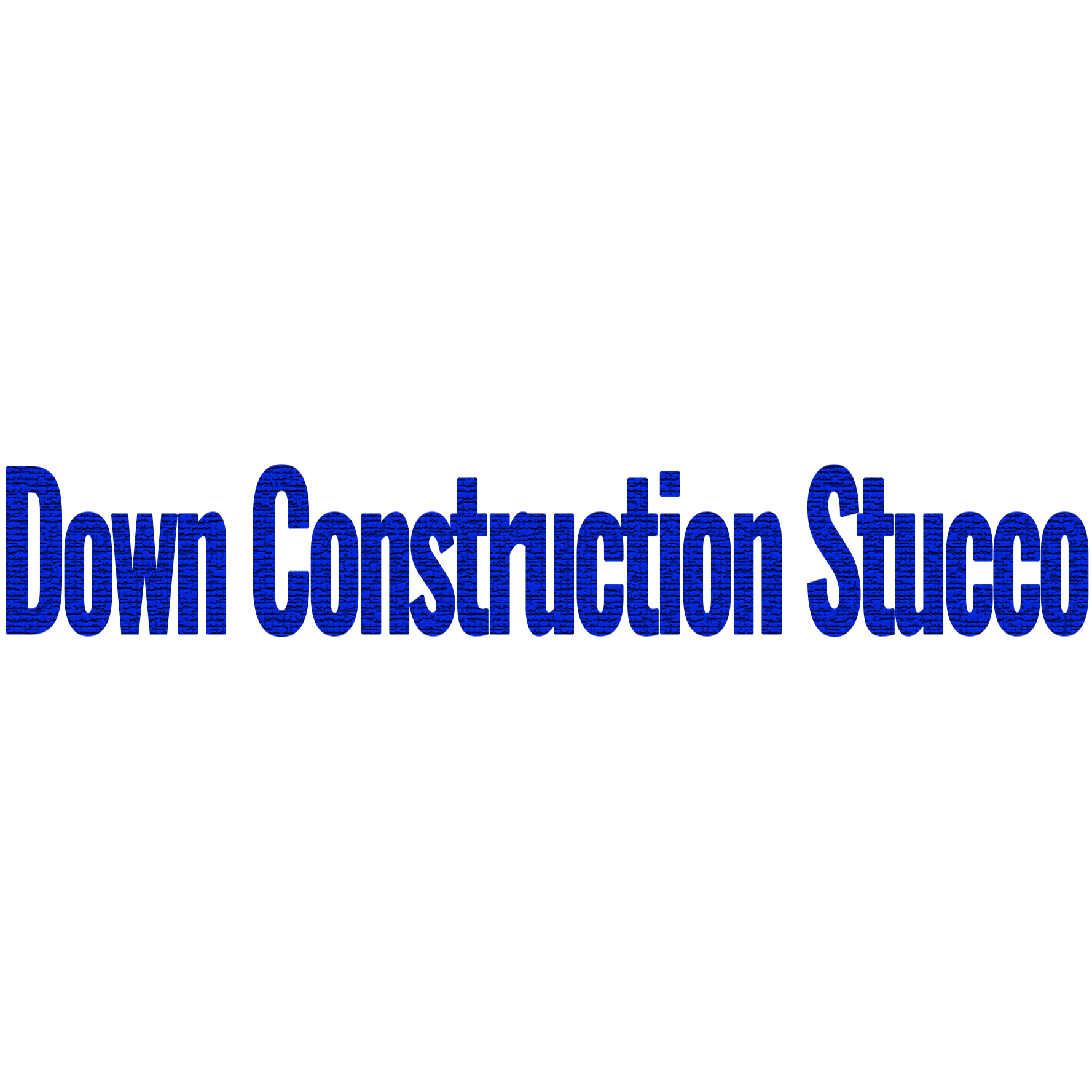 Down Construction Stucco