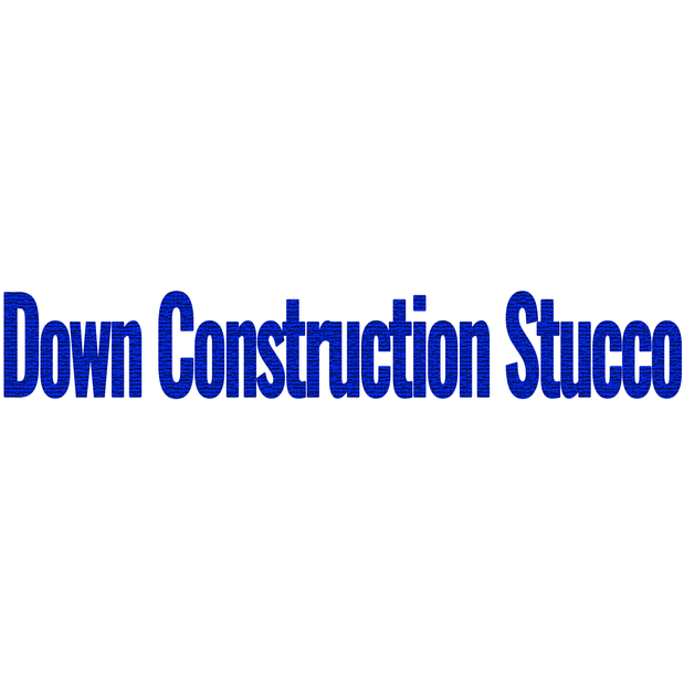 Down Construction Stucco Logo