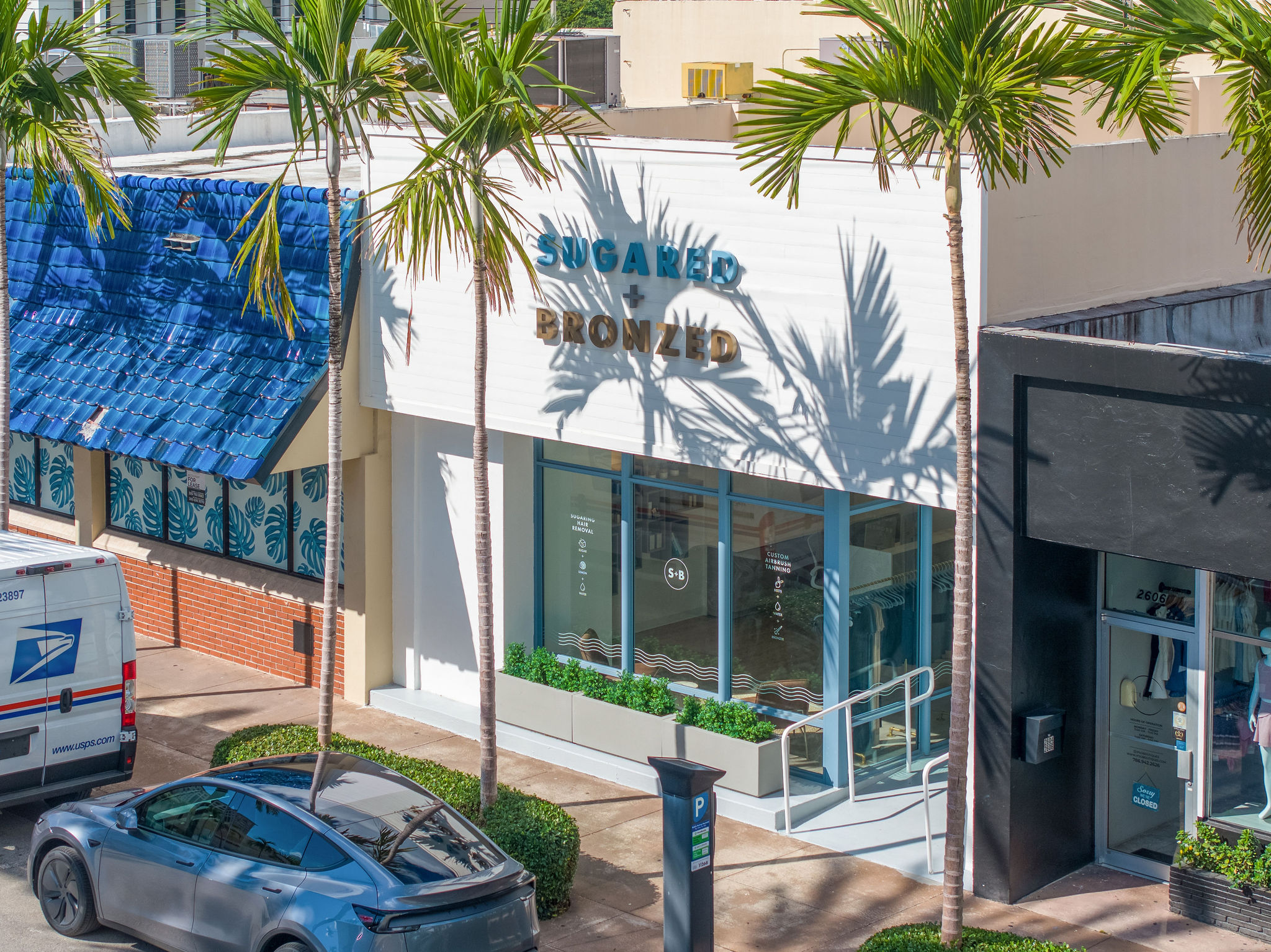 SUGARED + BRONZED Coral Gables Storefront