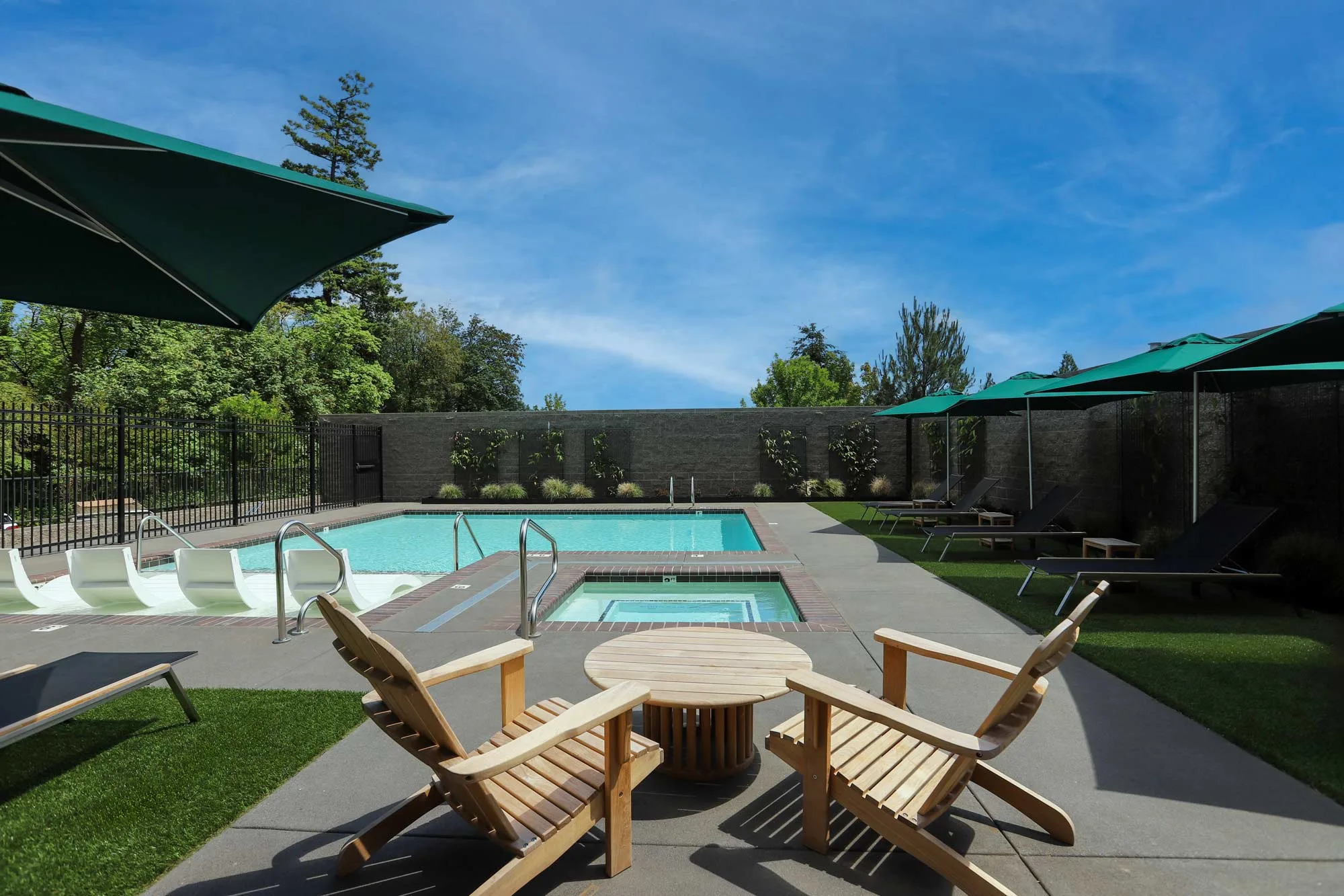 Poolside lounges