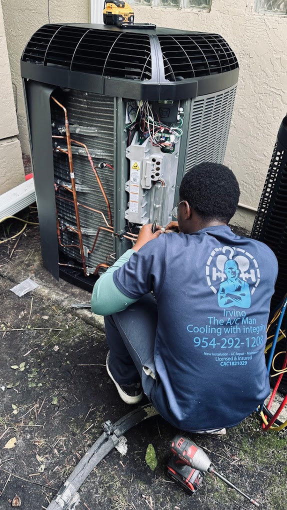 IRVING THE AC MAN Logo