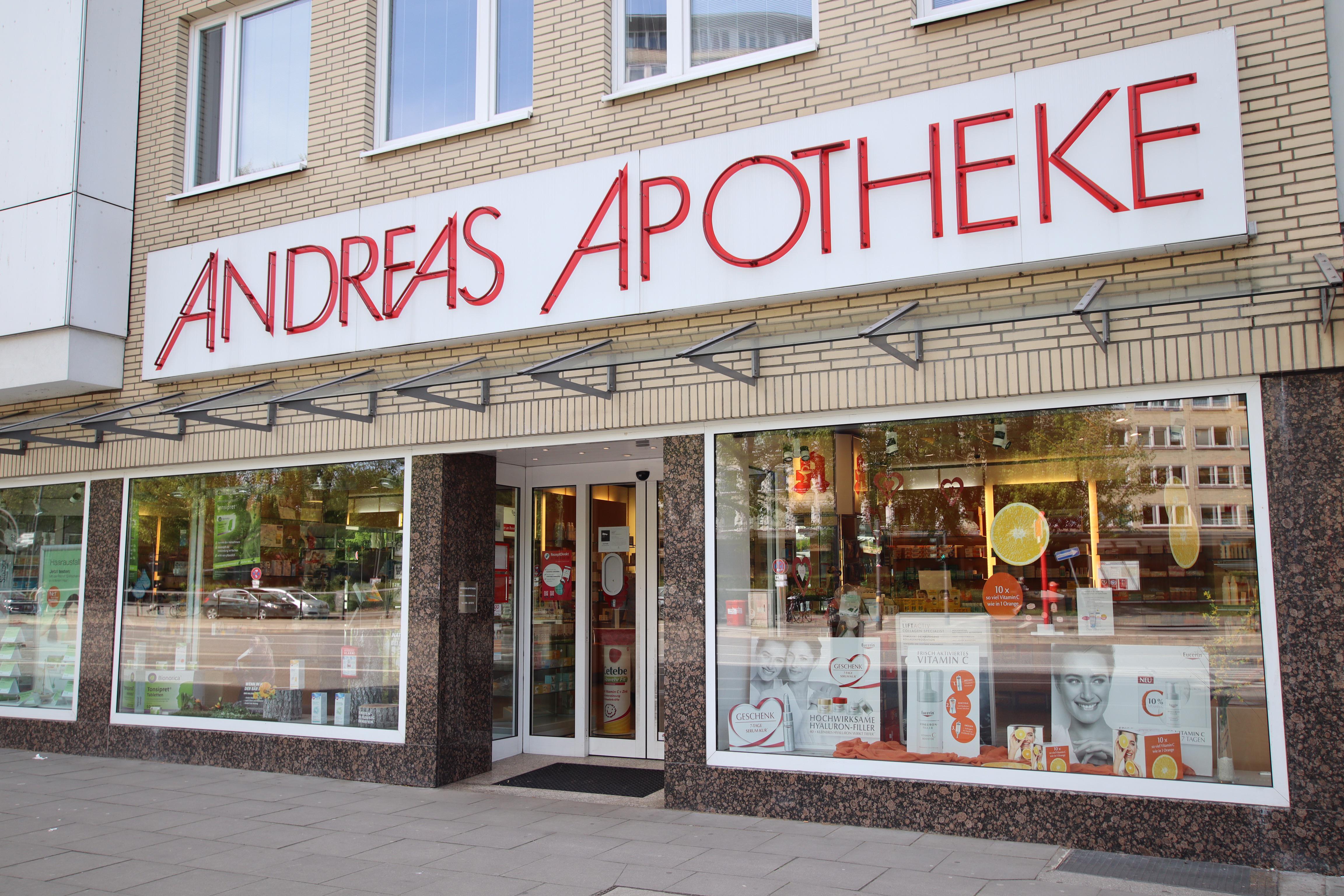 Aussenansicht der Andreas-Apotheke