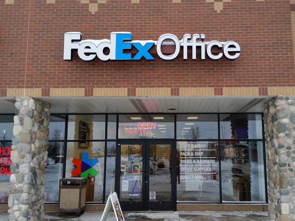 Exterior photo of FedEx Office location at 4193 Baldwin Rd\t Print quickly and easily in the self-service area at the FedEx Office location 4193 Baldwin Rd from email, USB, or the cloud\t FedEx Office Print & Go near 4193 Baldwin Rd\t Shipping boxes and packing services available at FedEx Office 4193 Baldwin Rd\t Get banners, signs, posters and prints at FedEx Office 4193 Baldwin Rd\t Full service printing and packing at FedEx Office 4193 Baldwin Rd\t Drop off FedEx packages near 4193 Baldwin Rd\t FedEx shipping near 4193 Baldwin Rd