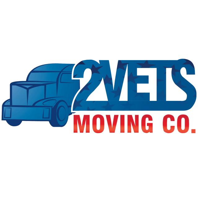 2 Vets Moving Co Logo