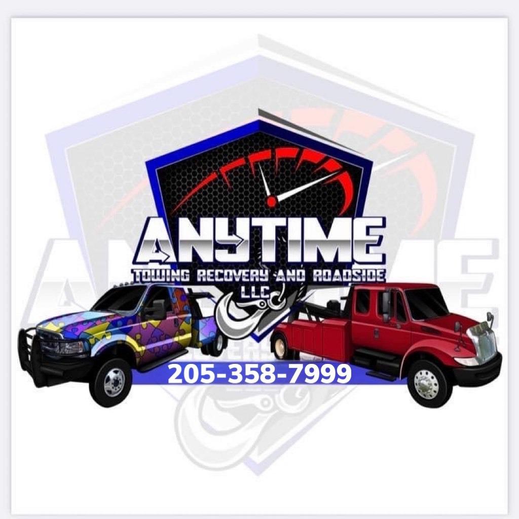 Anytime Towing, Recovery &amp; Roadside Logo