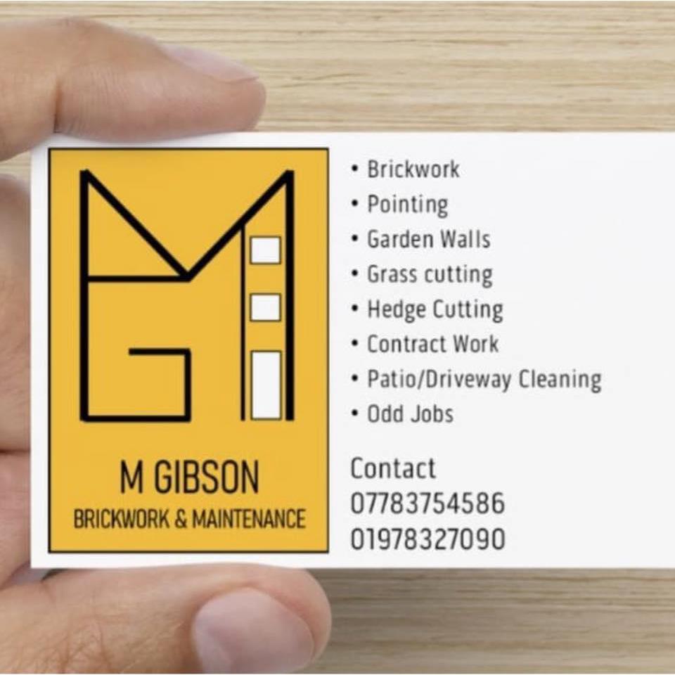 M Gibson Building & Maintenance - Wrexham, Clwyd - 07783 754586 | ShowMeLocal.com