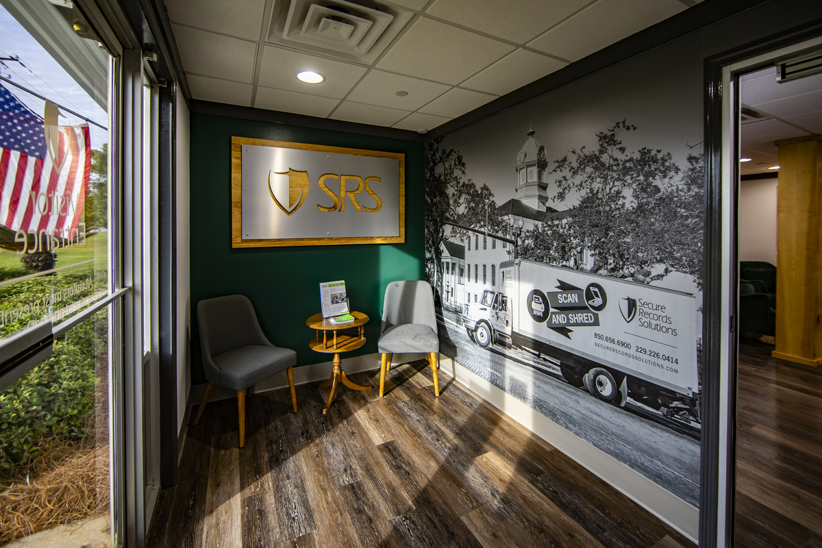 Foyer of SRS office in Thomasville, Georgia