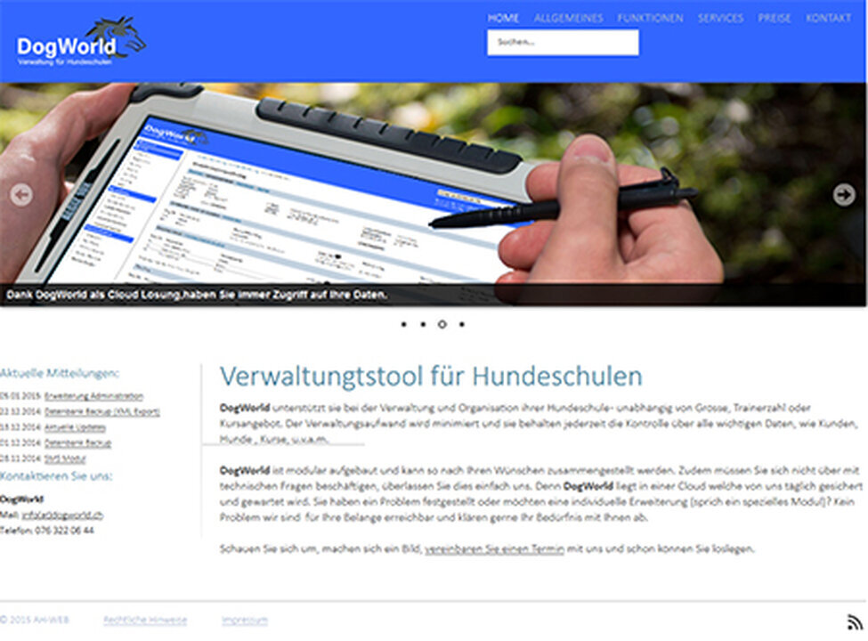 AH-WEB, Bahnhofstrasse 2 in Niederglatt