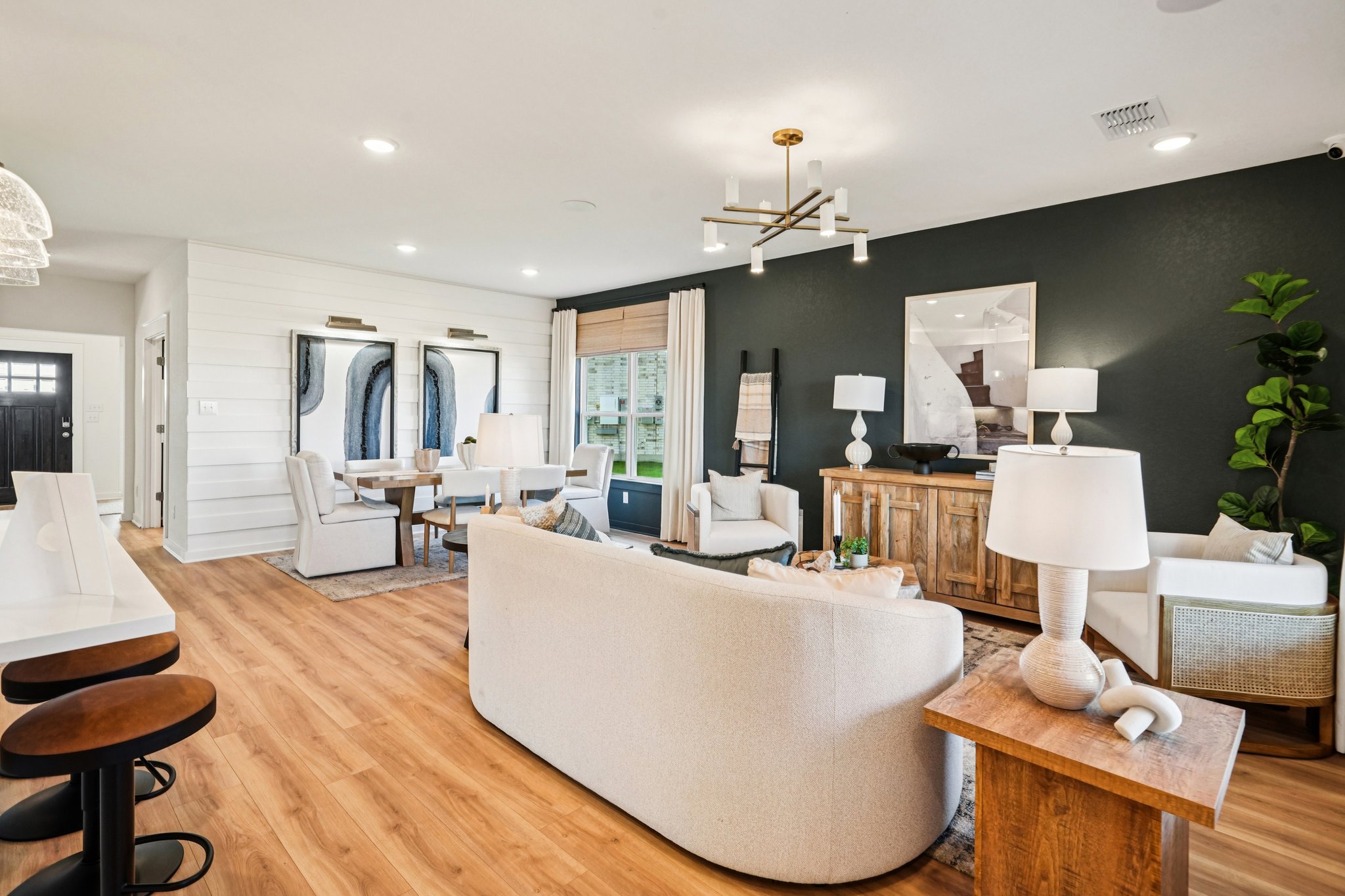 Great Room of Model Home