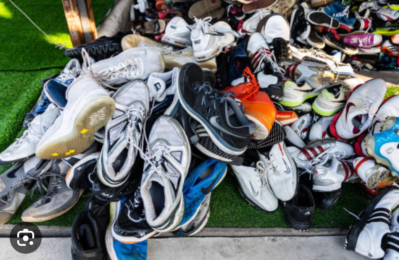 We are helping our church collecting used shoes for a fundraiser for Belize, Mexico. Clean out your closet and bring us your used shoes by the end of the month!