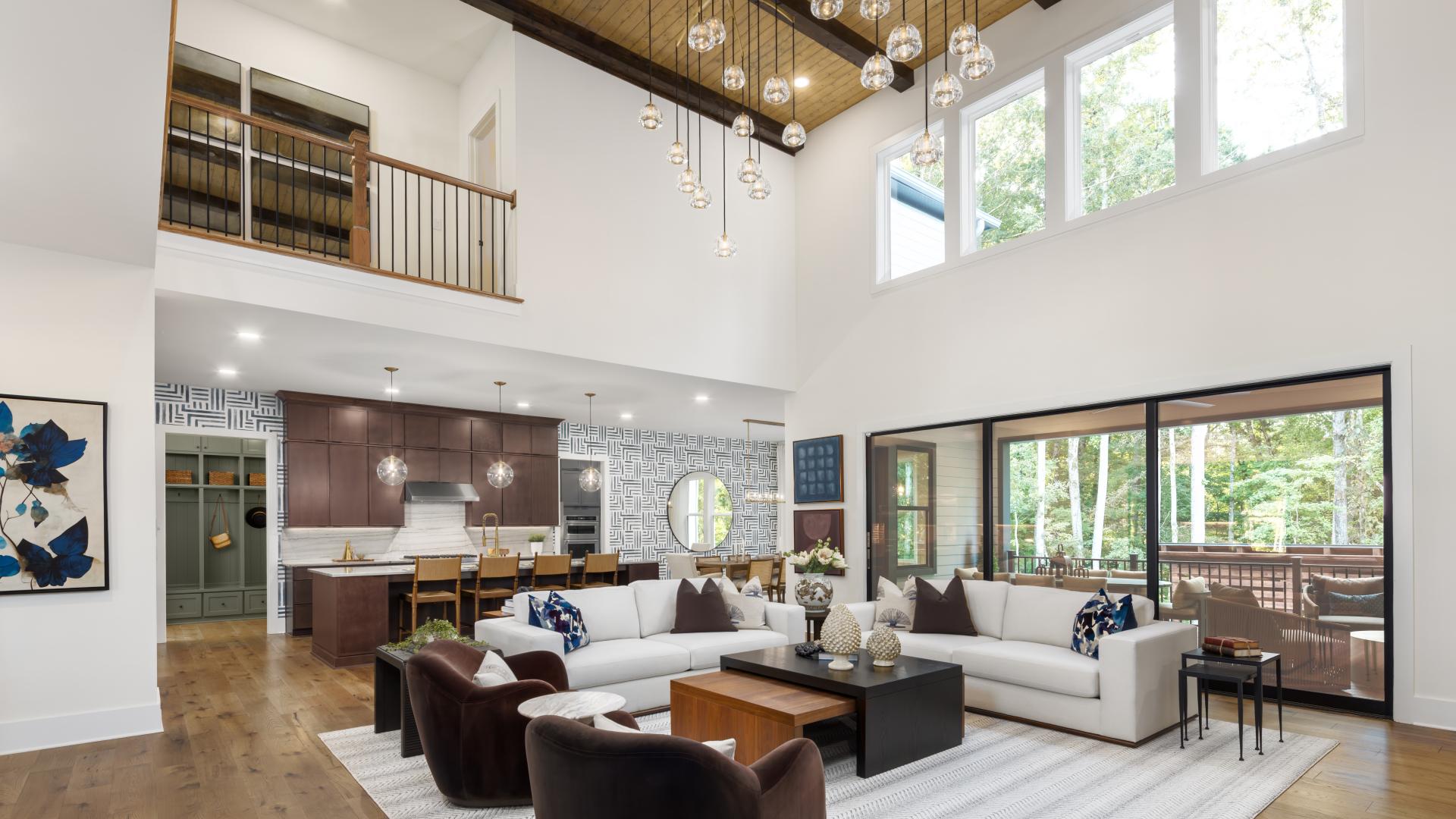 Spacious great rooms for gathering and comfort 
