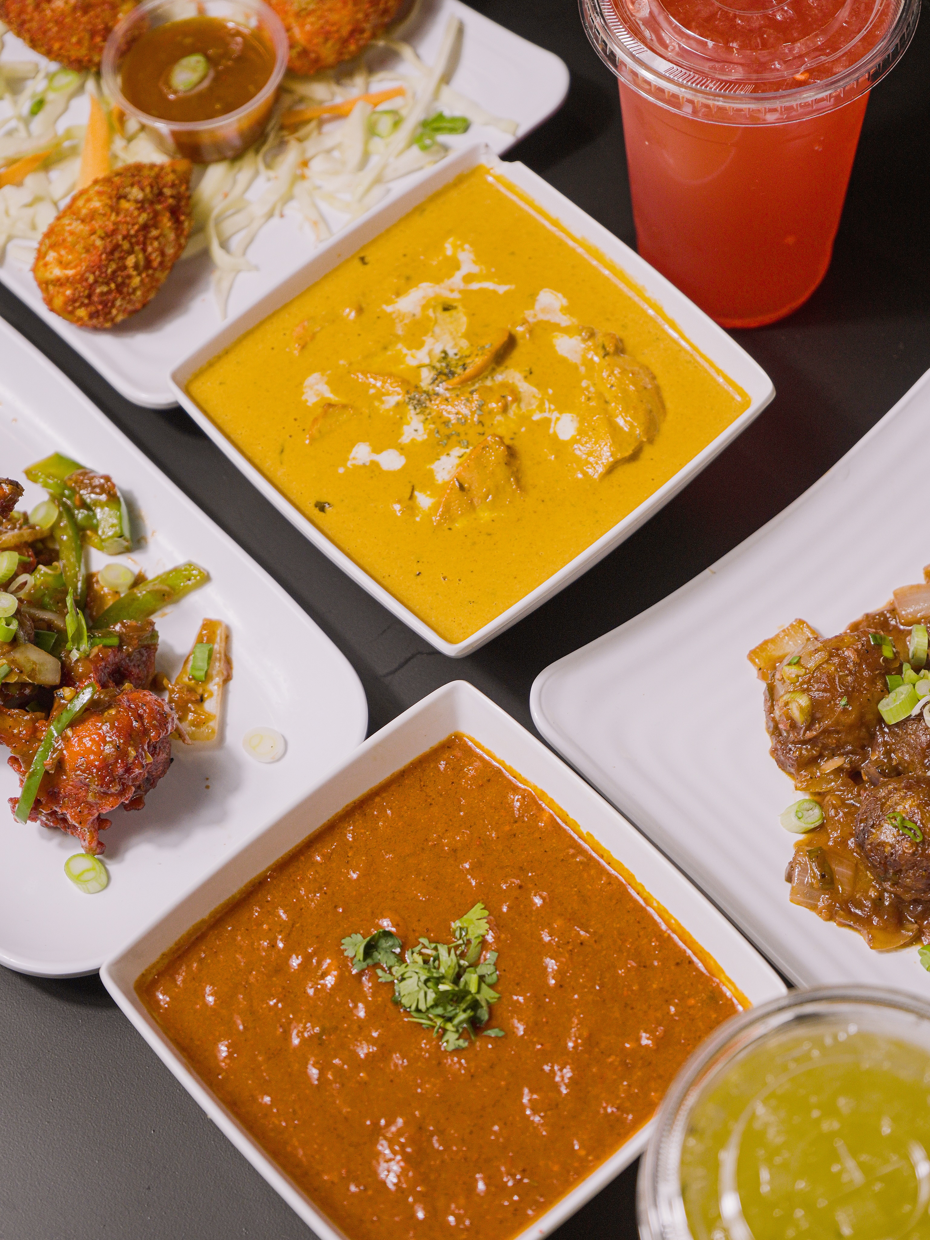 Bold Indian flavors, creamy curries