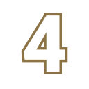 Number 4 icon.
