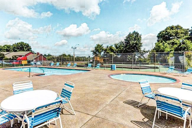 Poolside Relaxing Area