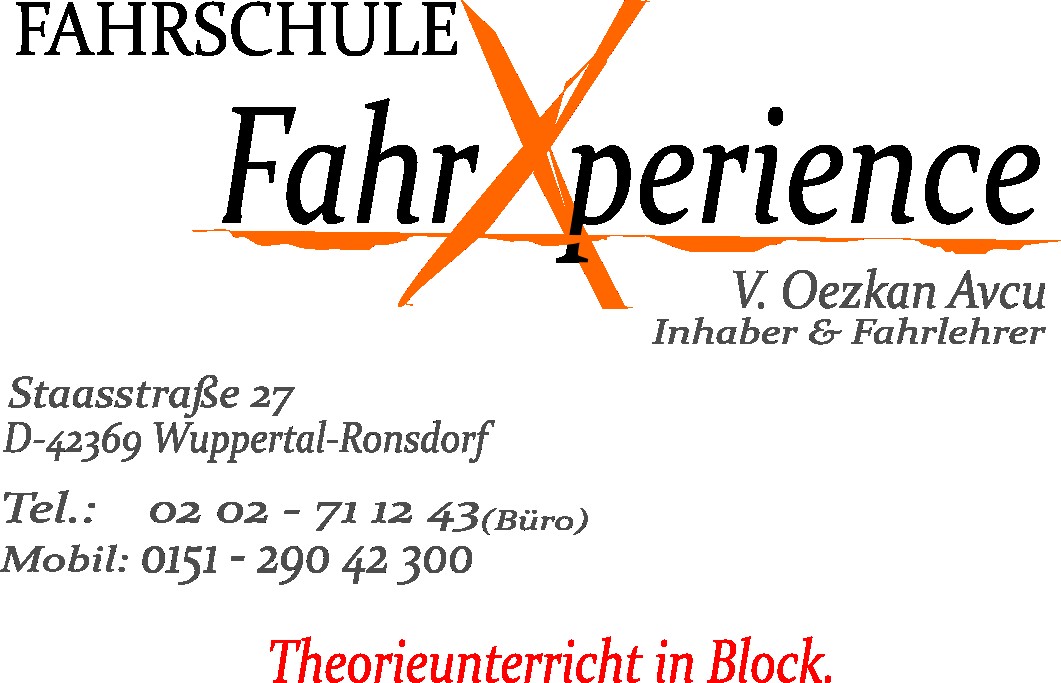 FAHRSCHULE FahrXperience by AVCU in Wuppertal - Logo