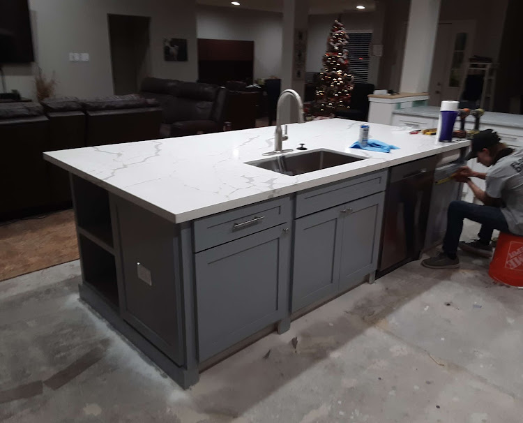 New kitchen island install