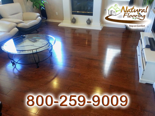 Hickory Gunstock Smooth Wood Floor