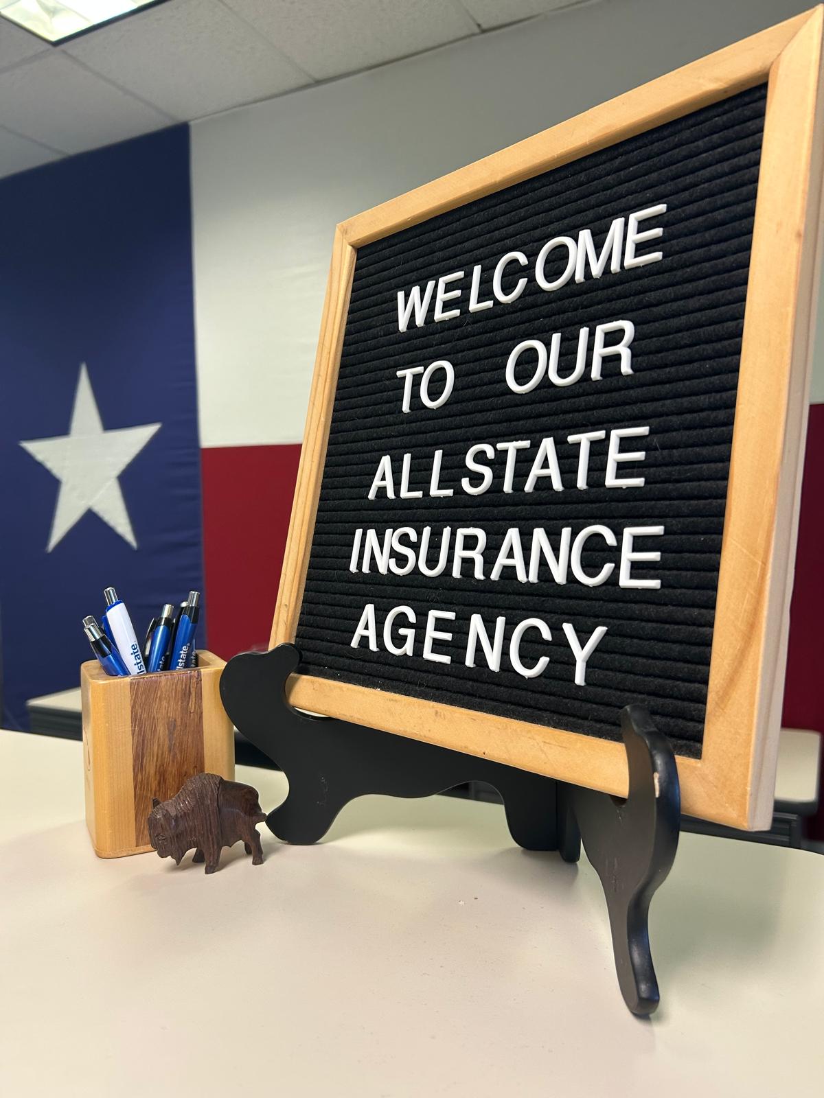 Welcome sign to Bryan Sparks Agency