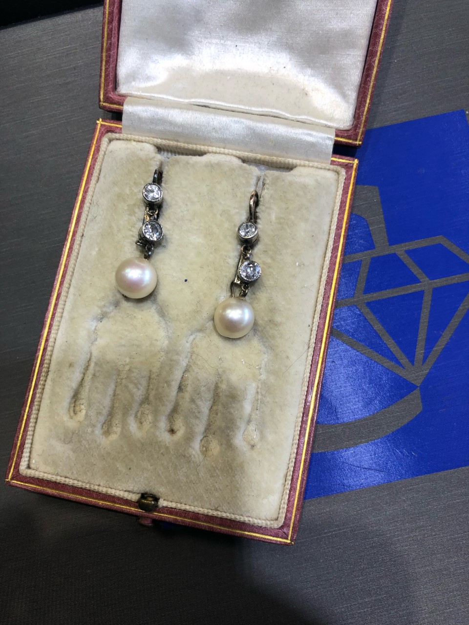 Antique Diamond Drop Earrings Collectors Coins & Jewelry Lynbrook (516)341-7355